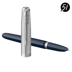Fountain pen PARKER 51 'Midnight Blue' CT. AFORUM.shop® 