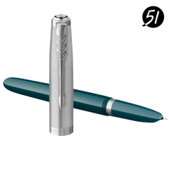 Fountain pen PARKER 51 'Teal Blue' CT. AFORUM.shop® 