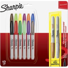 Sharpie Permanent Marker, 12/1+2 GRATIS AFORUM.shop® 