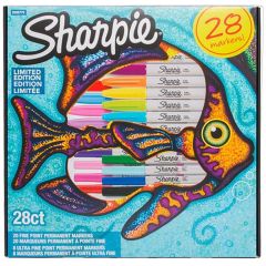 Sharpie Permanent Marker, 28er Set, Fisch AFORUM.shop® 