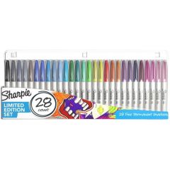Sharpie Permanent Markers, Limited Edition, set of 28 AFORUM.shop® 