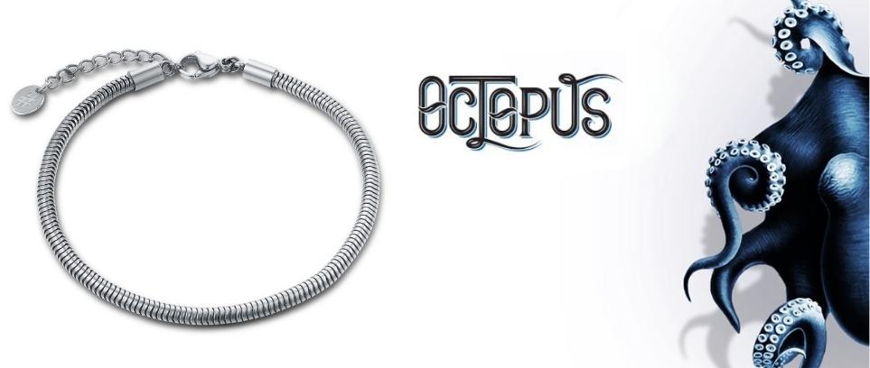 Steel bracelet #BRAND Gioielli / Octopus / 51BR054