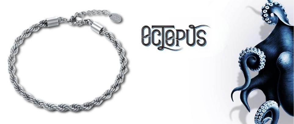 Steel bracelet #BRAND Gioielli / Octopus / 51BR055