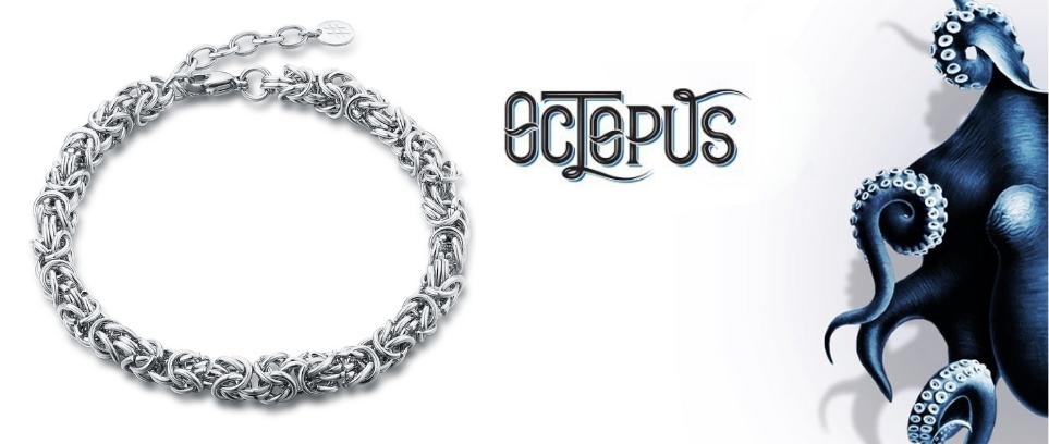 Jeklena zapestnica #BRAND Gioielli / Octopus / 51BR056