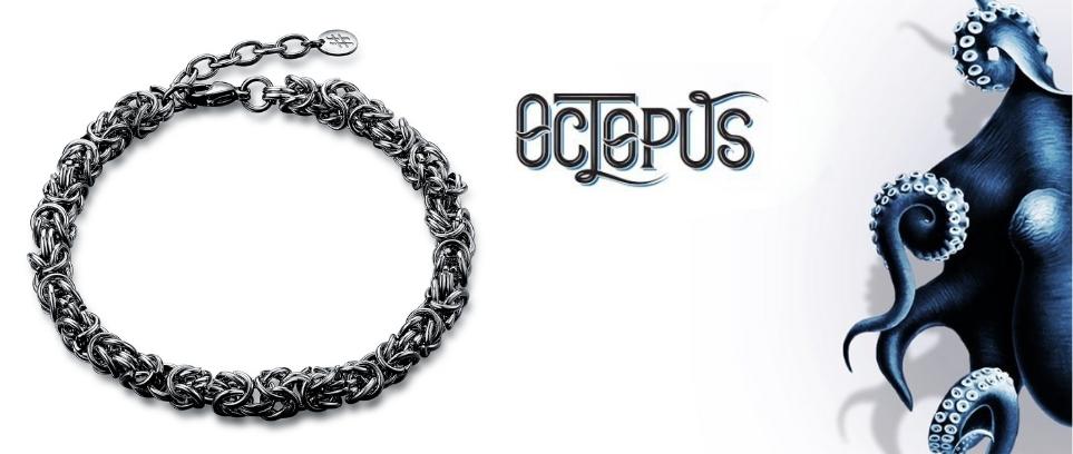 Narukvica od čelika #BRAND Gioielli / Octopus / 51BR056N